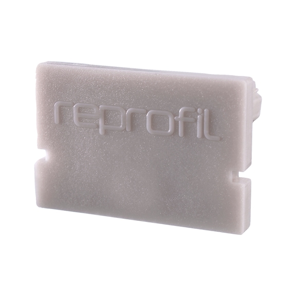 End cap set for UBP-7 - ENDCAP-F.LGHTSTR-(UBP-7)-GREY-12MM