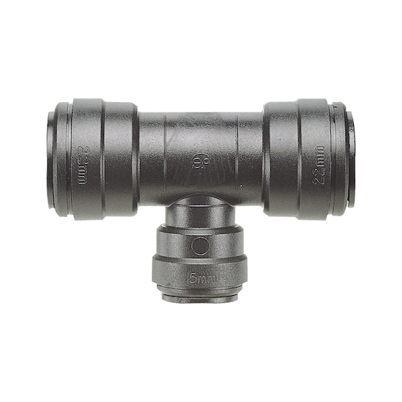 T-plug-in connector reduction plastic - CON-T-PN-RED-22MM-15MM