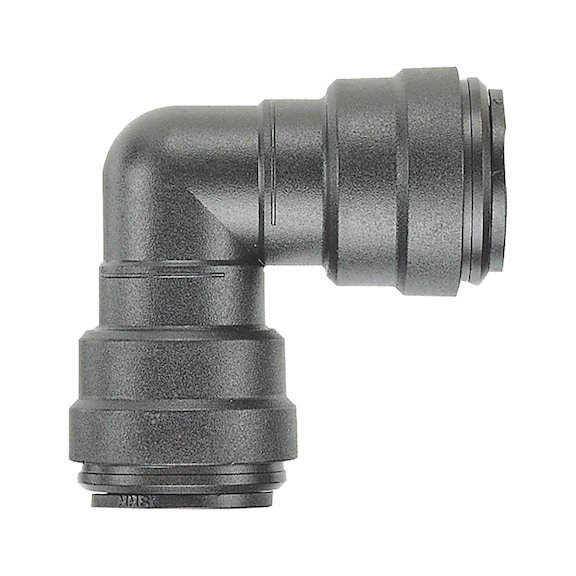L plug-in connector plastic