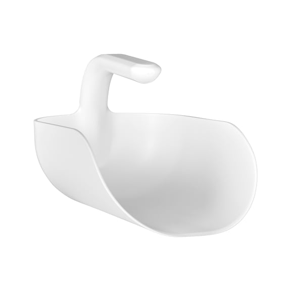 Ergonomic filling shovel - HNDSCHAUF-ERGO-2LTR-L270MM-WEISS