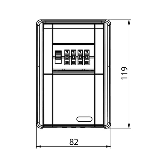 Buy Key lock box 787 online