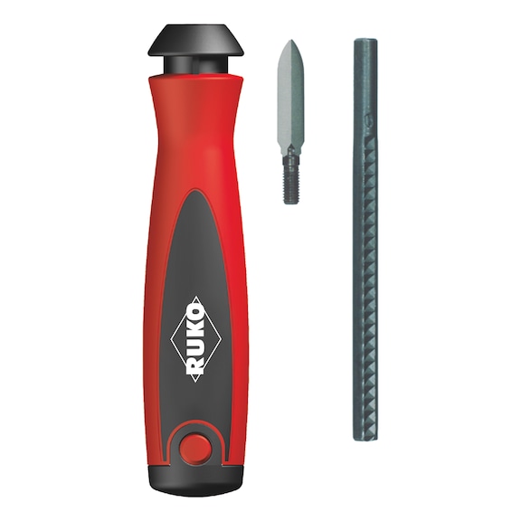 Assortiment/jeu d'ébavureurs Ruko 107004 Ensemble ébavureur, Unigrat C 3 pièces - DEBURTL-RUKO-107004-SET-C