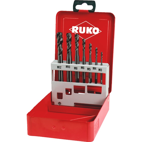 Screw tap cass. HSCo BO blind hole 7 pcs Ruko