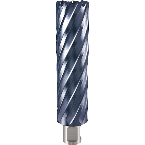 Metal core drill bit Ruko HSS TiAlN Weldon holder - CREDRL-RUKO-1082022F-HSS-L145-D22