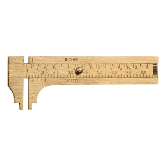 Vernier gauge, mini - PRECCAL-BRS-(0-80MM)-JAWL20MM