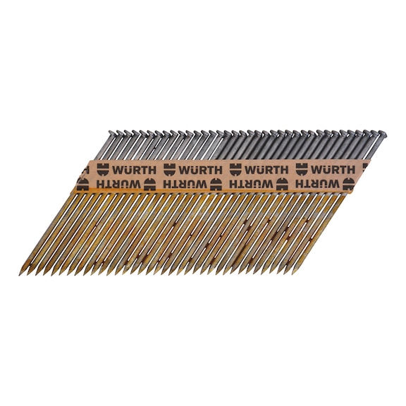 Ringskaftede søm med D-hoved - D-HOVED RINGSØM 34° FZV 3,1X100