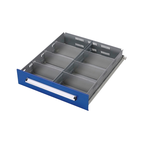Drawer divider set, BASIC US/USK, 8 pieces - DIVIDRSET-F.DRWR-US/USK-BAS-KH100-8FLD