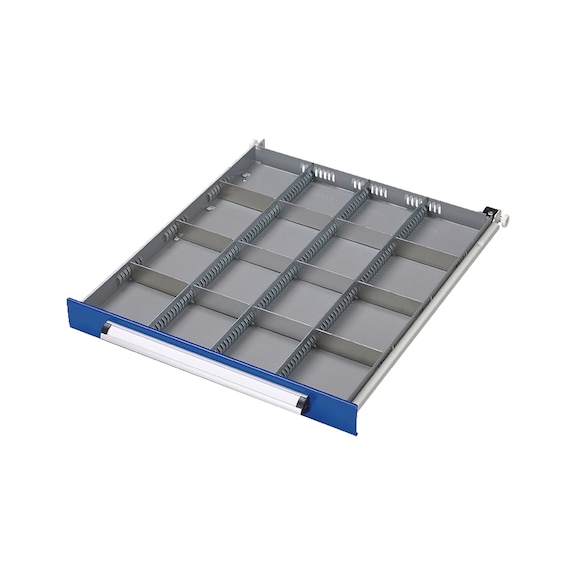 Kit de séparateurs de tiroir, BASIC US/USK, 16 compartiments - KIT SEPARATEUR TIR. US/USK,16 COMP 40MM