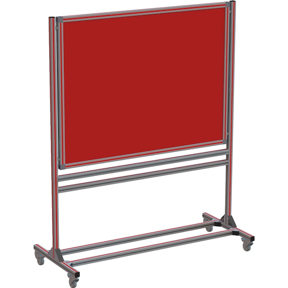 Shopfloor-Tafel Magnet 1-seitig magnetisch und beschreib- und abwischbar, 1-seitig pinnbar  - COF-TAFELFLEX-PINN-MAGN-1620X750X2010-RO