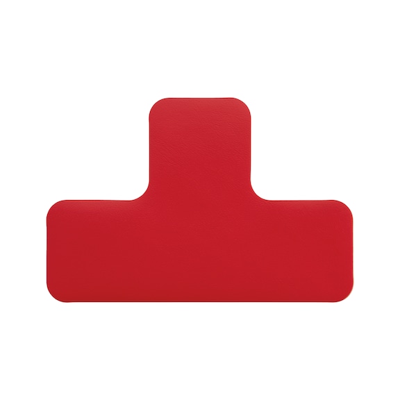 Heavy Duty floor marking, T-piece - FLRMRK-(T-SHAPE)-HD-RED