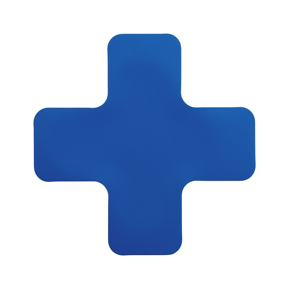 Heavy Duty floor marking, cross - FLRMRK-(CROSS-SHAPE)-HD-BLUE