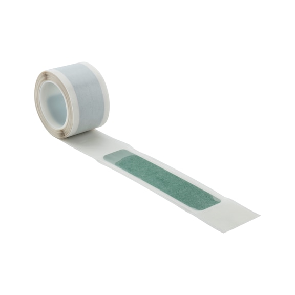 Heavy Duty floor marking, strips on roll - FLRMRK-(STRIP-SHAPE)-HD-GREEN-TRANSFFLM