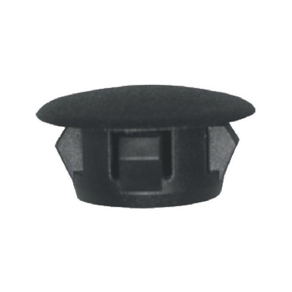Covering plug, type 2 Four feet that converge in the centre - MP-VW/AUDI-PLUG-PA6-BLACK