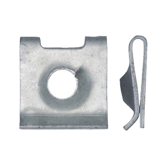thumbnail image 2 of 5x Sheet Metal Nuts 4.2mm – Yellow Passivated Steel, Fits N0154292, N0154222, 99950725202 2 of 5