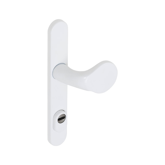 Handle plate on outer plate - DH-ALU-OUTS-GP-CC-92-8-210-RAL9016