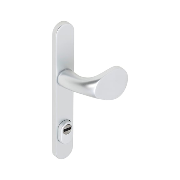 Handle plate on outer plate - DH-ALU-OUTS-GP-CC-92-8-210-F1/SILVER