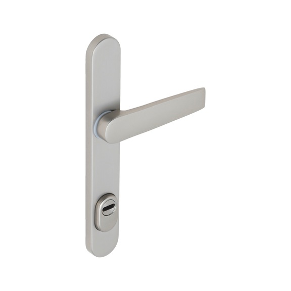 Door handles Flat on exterior plate - DH-ALU-OUTS-H-FL-CC-92-8-210-F9/(A2-OPTI