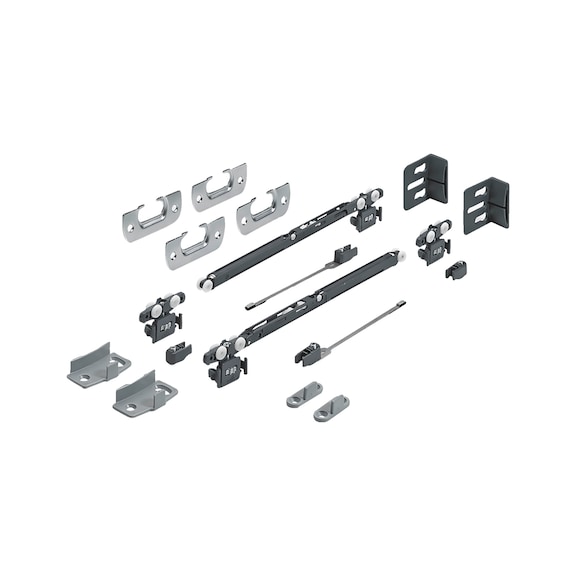 Schiebet&uuml;rbeschlag SysLine S - SHIEBTRBSHLG-SYSL-S-2T-M-SCHL-DAEMPF