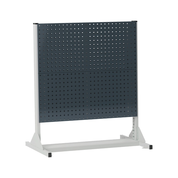 Standregal Lochplattensystem - STANDRGL-LOPL-2SEIT-2X2L-RAL7035/7016