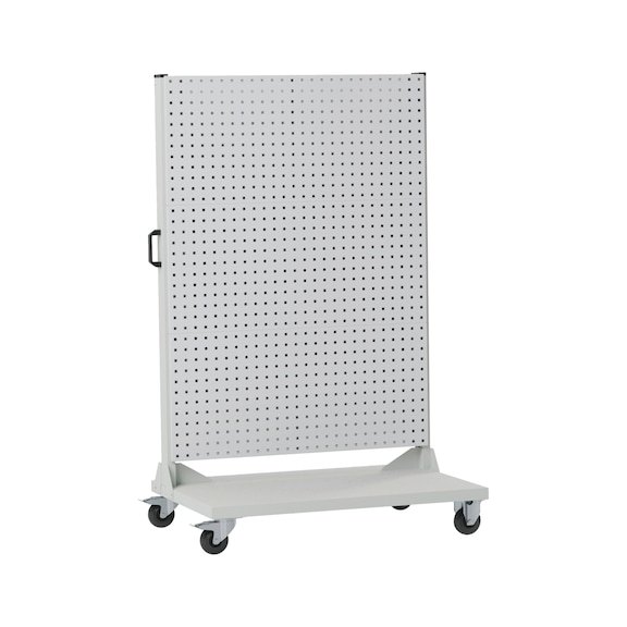 Trolley, perforated plate system - TRLY-PERFPLT-1SD-3L-RAL7035/7035