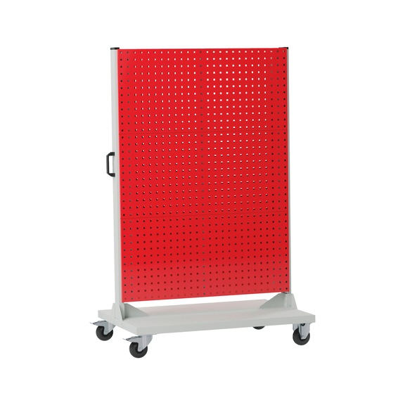 Fahrwagen Lochplattensystem - FAHRWG-LOPL-2SEIT-2X3L-RAL7035/3020