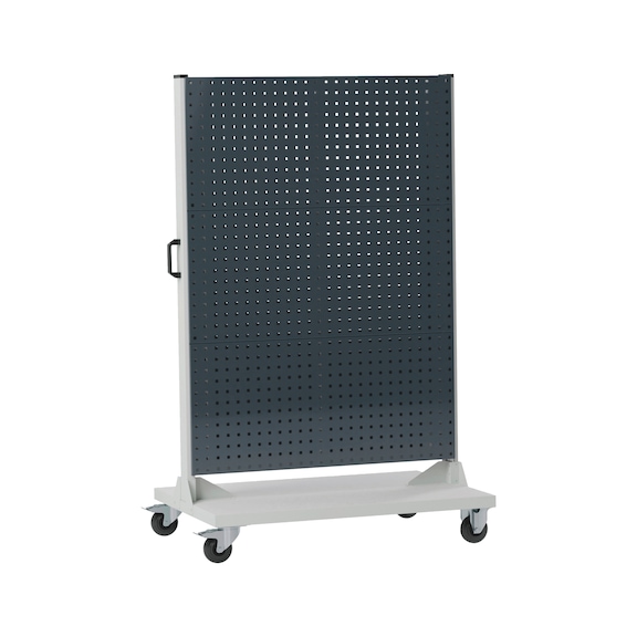 Fahrwagen Lochplattensystem - FAHRWG-LOPL-2SEIT-2X3L-RAL7035/7016