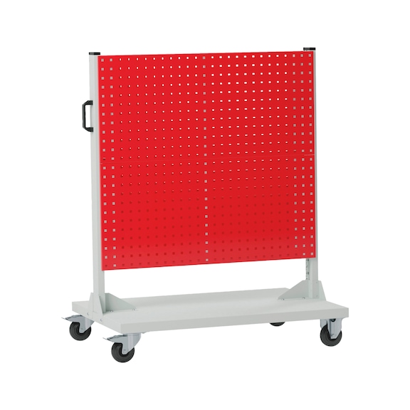 Trolley, perforated plate system - TRLY-PERFPLT-2SD-2X2L-RAL7035/3020