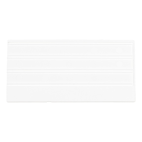 Blank sign with grooves - BLKSIGN-GRVD-WHITE