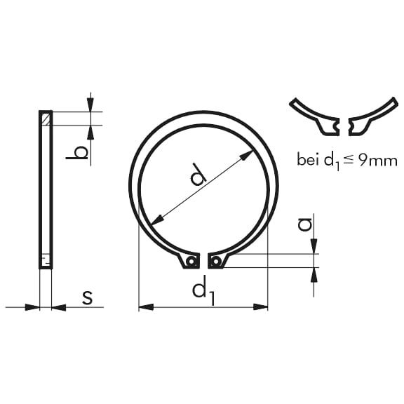 Anello Di Ritenzione In Acciaio - Per Alberi Da 10-40 Mm, Diviso In Due Pezzi - Foto 3
