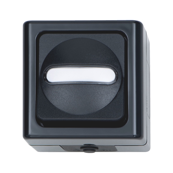 ELMO<SUP>&reg; </SUP>AP-Feuchtraum Universalschalter - SCHALT-AP-UNI-(AUS-WECHSEL)-ANTHRAZIT