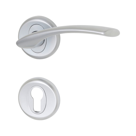 Poignée de porte  Ensemble sur rosace ZD 32 - TD-ZD32-ROS-PZ-(VCR)-MATT