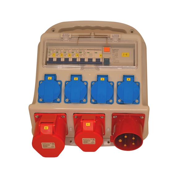 Omstillingsanlæg til byggeplads, kuffertmodel - BYGGETAVLE CC32A