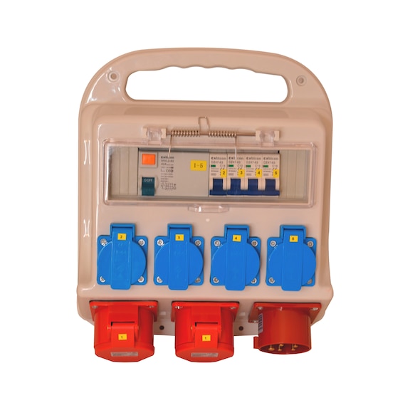 Omstillingsanlæg til byggeplads, kuffertmodel - BYGGETAVLE CC16A