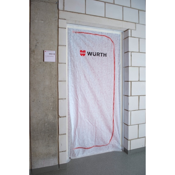 Meister Porta Antipolvere Con Cerniera - Pellicola Per Ristrutturazioni 220x112cm - Foto 8