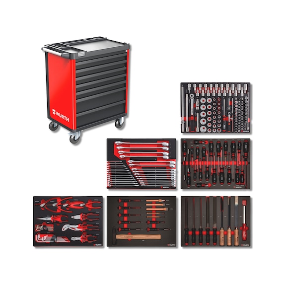 Servante d'atelier équipée d'outils - SERVANTE MECANIQUE XL