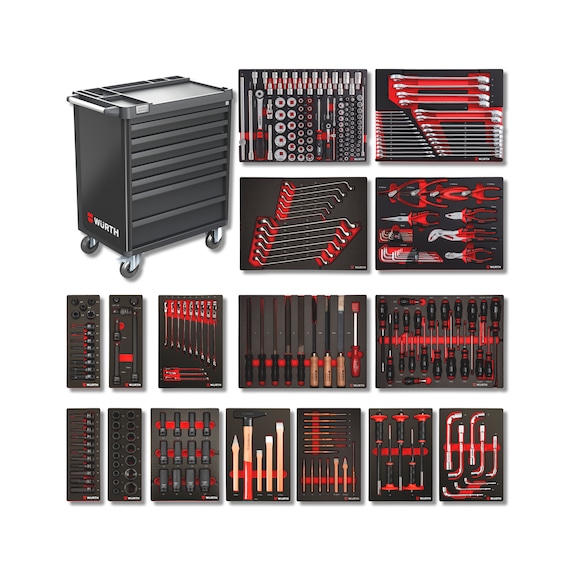 Servante d'atelier équipée d'outils - SERVANTE SPECIAL PL