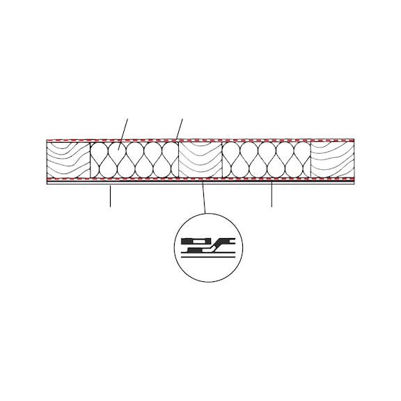 調湿気密シート ウートップ<SUP>®</SUP> DB2 - ウートップ DB2 50X1.5