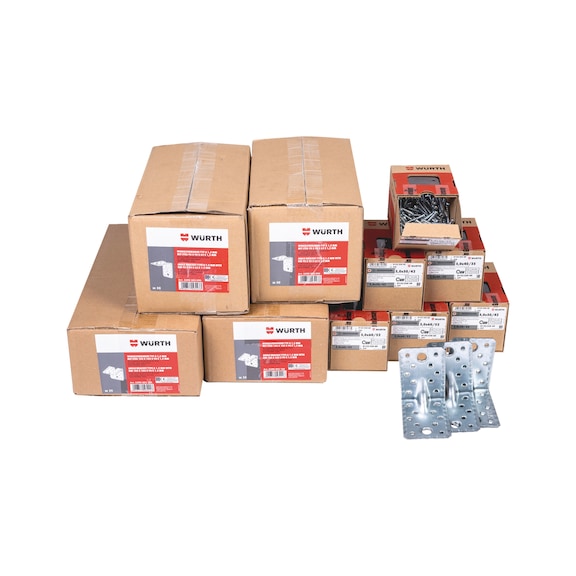 ASSY 4 joist hanger screw z-p. steel, 1660 pcs - SCR-SORT-PANHD-WO-JOISTHNG-1660PCS