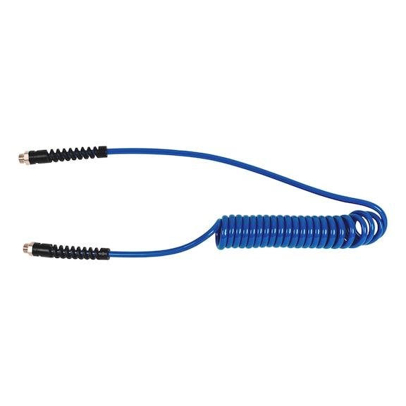 MT bağlantılı PU spiral basınçlı hava hortumu - AIRHOSE-COIL-PUR-1/4IN-D5X8MM-L2800MM