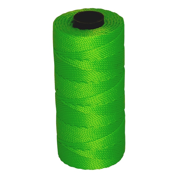 Murersnor - MURERSNOR SPOLE 120M/1,2MM NEONGRØN