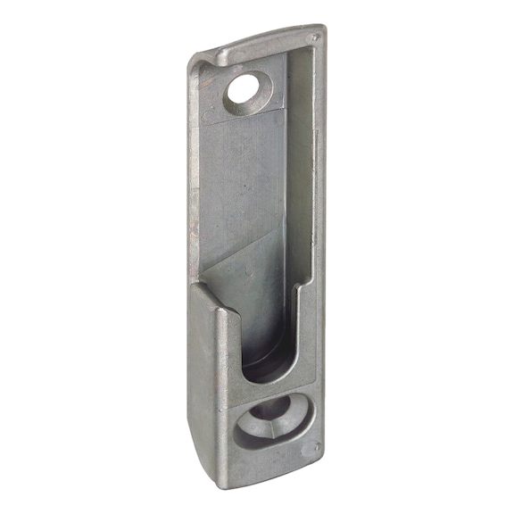 V-pin strike plate for wooden doors with 4 mm rebate space - 1