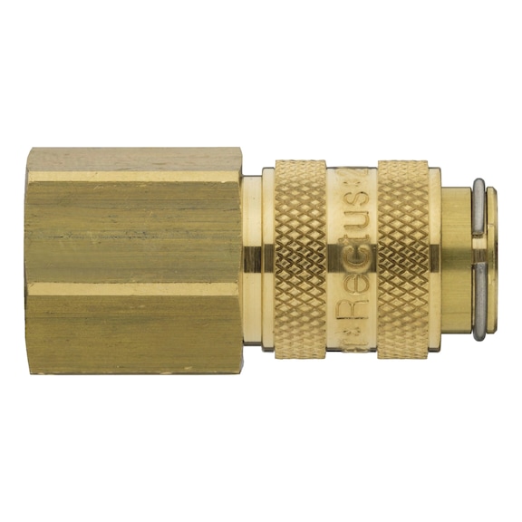 İçten dişli hızlı kaplin NW5 - CUPL-QCKACTION-PN-IT1/4IN-MS-NW5