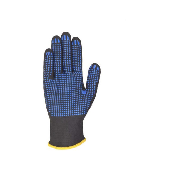 Protective glove, nitrile - PROTGLOV-FIT15635-AIRNFT-NTR-DOTS-SZ11