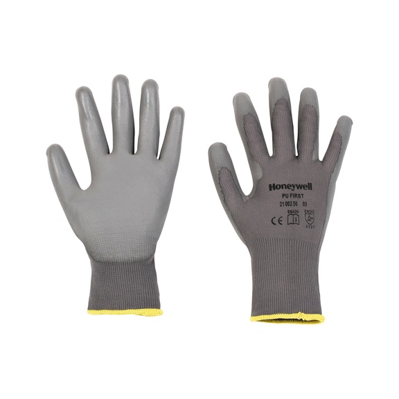 Gant de protection, tricot&eacute; av rev&ecirc;tement - PRTCTGLVE-HONEY-PU-FIRST--2100250-GR.6