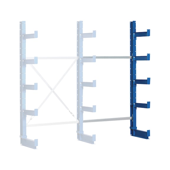 Adjustable cantilever rack with screw-in stands - CANTILEVRSHLF-ADDITION-2000X1000X620MM