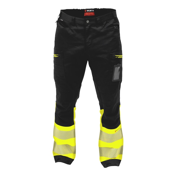 Työhousut Chinos stretch hi-vis - TYÖHOUSUT CHINOS STRETCH HIVIS KELT. 64