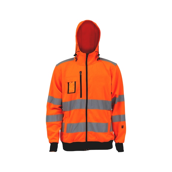 Hi-Vis ty&ouml;huppari  - TY&Ouml;HUPPARI HI-VIS ORANSSI EN 20471 M