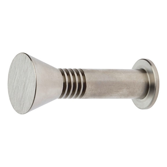 Patère à vêtements conique - CLTHHOK-A2-GROOVE-55MM