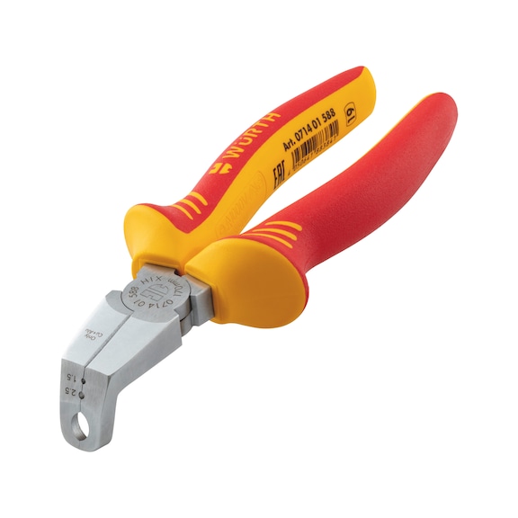 Pince Isolée 1000V à Pointe Fine – Poignée Antidérapante, Ouverture 6 Cm | Pour Travaux électriques, Installation Précise