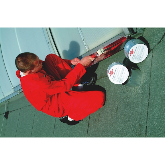 Nastro In Alluminio Bituminoso Autoadesivo, Resistente Ai Raggi UV, Colore Terracotta, Rotolo 250 Mm 10 Metri - Foto 7